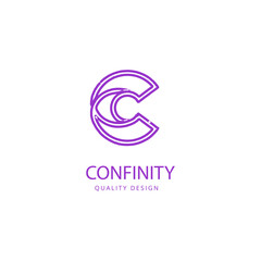 Abstract logo designs with various types of shapes