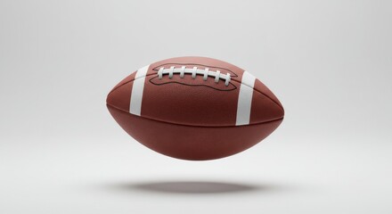 Minimalist Football Floating - Clean Studio