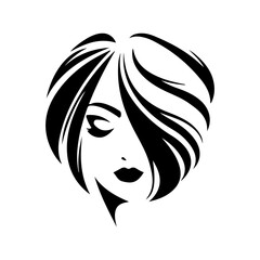 girl with long hair art