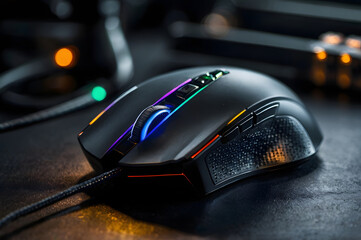 computer mouse on a car