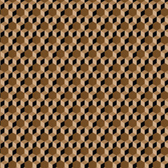 Geometric Illusion of Shifting Dimensions