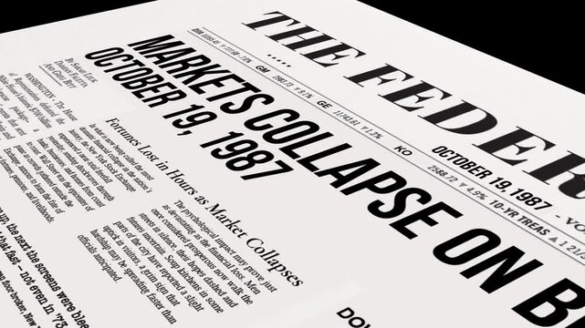 This video explores the stock market collapse of October 19, 1987