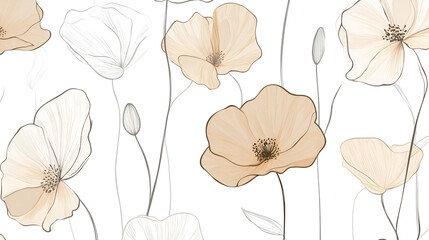 Plant and flower themed template
