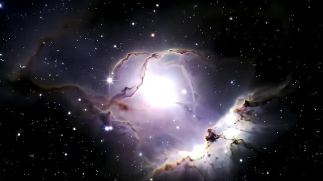 Celestial Canvas: A captivating panorama of the cosmos, with swirling nebulae and glittering stars, invites viewers to contemplate the infinite wonders of space.
