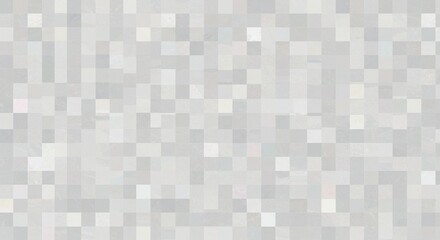 Fototapeta premium Abstract pixelated pattern, light gray squares