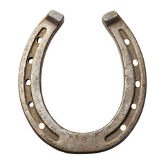 Horseshoe isolated on a transparent background