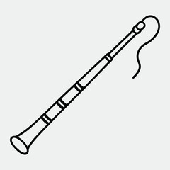 line art of a musical instrument on the white background