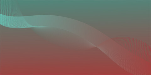 Abstract blue vector illustration with smooth light waves and curved lines design