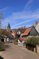 Blick in die Altstadt von Herdecke im Ruhrgebiet	
