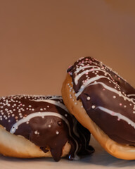 chocolate covered donut