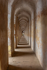 Endless Arches of Historic Corridor