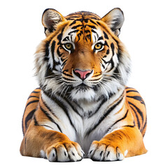 Obraz premium Tiger isolated on a transparent background