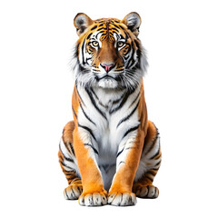 Fototapeta premium Tiger isolated on a transparent background