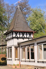 Blick in die Altstadt von Herdecke im Ruhrgebiet	