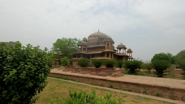 Tomb of Muhammad Ghaus, a Sufi saint in Gwalior, Madhya Pradesh, India,Tombs of Mohammed Ghaus & Tansen
