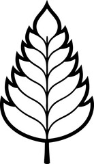 Black and White Vector Tree Silhouettes with Nature Elements