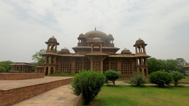 Tomb of Muhammad Ghaus, a Sufi saint in Gwalior, Madhya Pradesh, India,Tombs of Mohammed Ghaus & Tansen