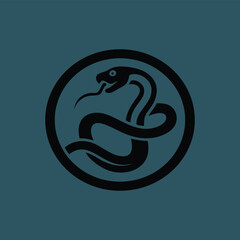 Fototapeta premium snake symbol vector ai generated
