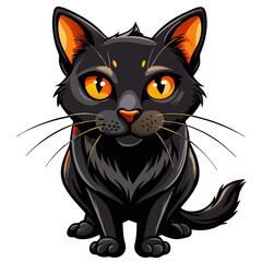 vector illustration of a cat