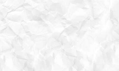 Paper texture Crumpled White. Grey paper texture, Old vintage page or grunge vignette of old newspaper. Top view.