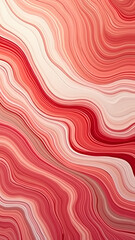 AI generated image of an abstract background. Red and white swirls. Christmas background