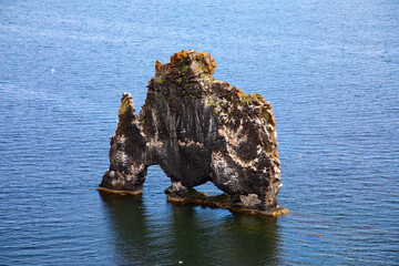 Hvitserkur basalt rock formation