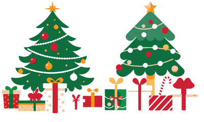 Christmas elements set
