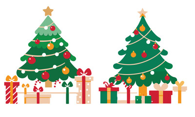 Christmas elements set