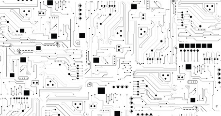 Circuit board backgrounds abstract architecture. 