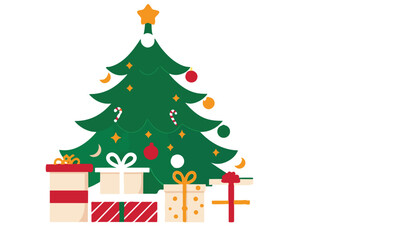 Christmas elements set