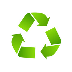 Obraz premium A green recycle sign Logo Reciclagem