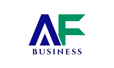 AF Letter Creative Design Logo Template