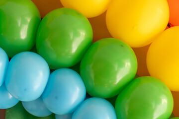 Colorful balloons create a festive atmosphere for celebrations