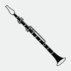 line art of a musical instrument on the white background