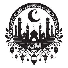 Islamic Festival Banner Template with Elegant Design