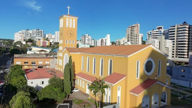 igreja matriz centro de cidade Pato branco paran&aacute; 