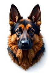 A 3D icon of a dog
