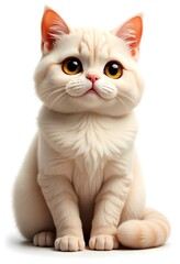 A 3D icon of a cat