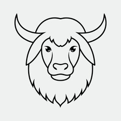 head of bull