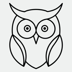 vector illustration of an owl