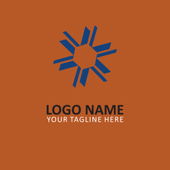 example logo for business, company logo. Brand identity