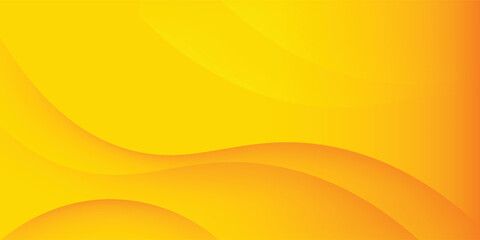Yellow and Orange Abstract Waves Background with Vibrant Gradient