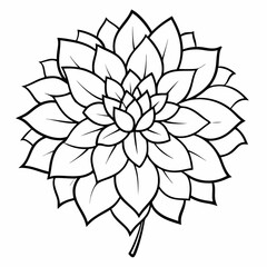 abstract flower vector illustration