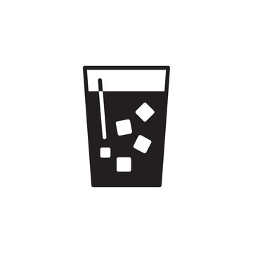 black glass ice cubes drink clip art preview