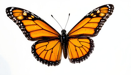 Fototapeta premium butterfly on white background