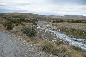 amazing beautiful patagonia nature in summer