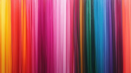 Obraz premium Vibrant colorful vertical stripes