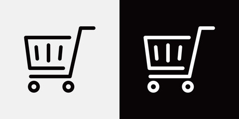 オンラインストアなどで使えるショッピングカートアイコン
