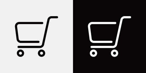 オンラインストアなどで使えるショッピングカートアイコン
