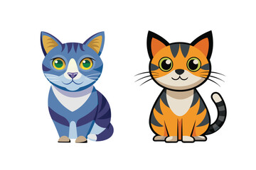 Pet cat icon symbol template for graphic and web design collection logo silhouette vector illustration.